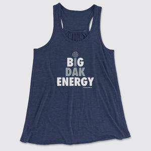 big dak energy womens flowy tank top
