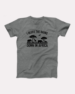 I Bless the Rains Down in Africa Adult Unisex T-Shirt Twisted Gorilla