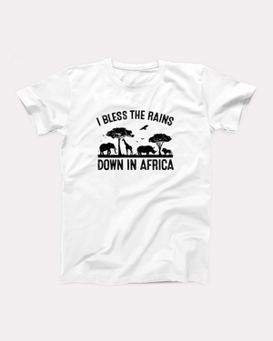 I Bless the Rains Down in Africa Adult Unisex T-Shirt Twisted Gorilla
