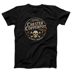 Chester Copperpot Treasure Hunter Tours Adult Unisex T-Shirt