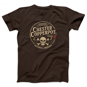 Chester Copperpot Treasure Hunter Tours Adult Unisex T-Shirt