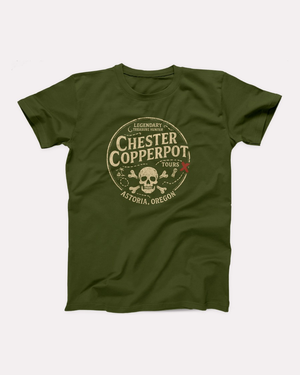 Chester Copperpot Treasure Hunter Tours T-Shirt