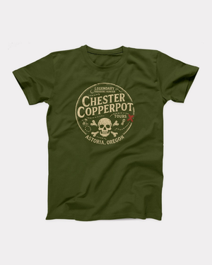 Chester Copperpot Treasure Hunter Tours T-Shirt