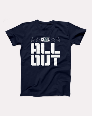 Dallas All Out Adult Unisex T-Shirt Twisted Gorilla