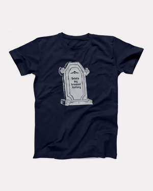Delete My Browser History Adult Unisex T-Shirt Twisted Gorilla