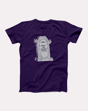 Delete My Browser History Adult Unisex T-Shirt Twisted Gorilla
