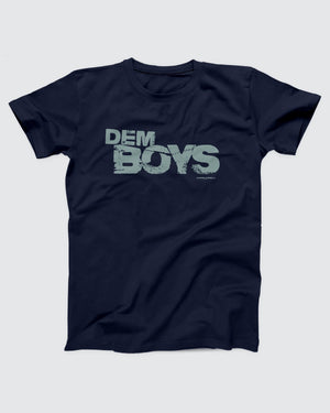 Dem Boys T-Shirt, flat lay on grey