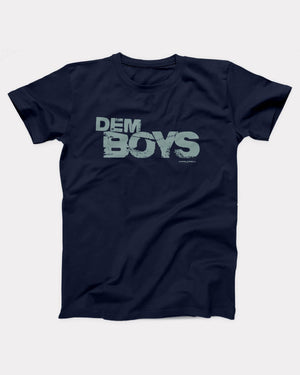 Dem Boys T-Shirt, flat lay on grey