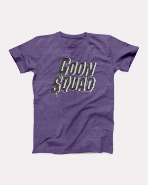Goon Squad T-Shirt, flat lay on grey