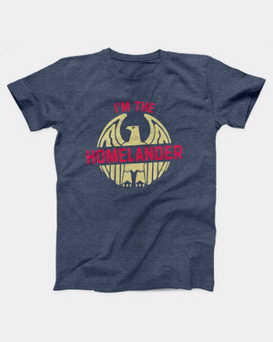 I'm the Homelander T-Shirt, flat lay on grey