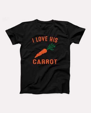 I Love His Carrot Adult Unisex T-Shirt Twisted Gorilla