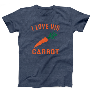 I Love His Carrot Adult Unisex T-Shirt Twisted Gorilla