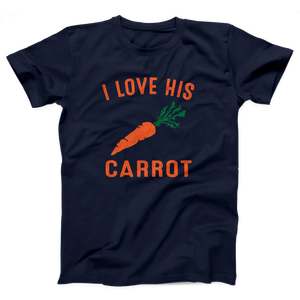 I Love His Carrot Adult Unisex T-Shirt Twisted Gorilla