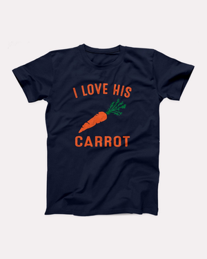 I Love His Carrot Adult Unisex T-Shirt Twisted Gorilla