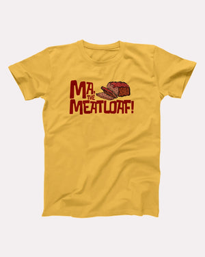 Ma, The Meatloaf T-Shirt, flat lay on grey