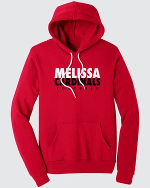 Melissa Cardinals Football Hoodie