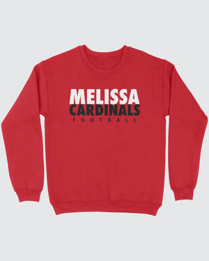 Melissa Cardinals Football Sweatshirt