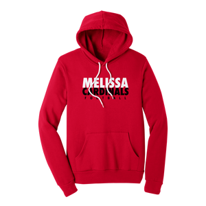 Melissa Cardinals Football Hoodie