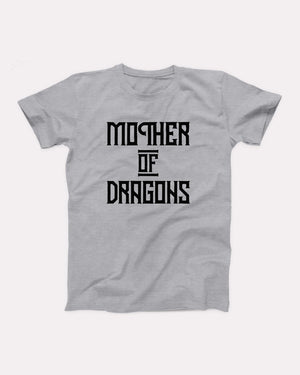Mother of Dragons T-Shirt, flat lay on grey