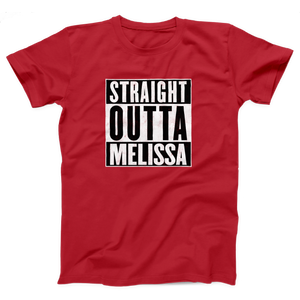 Straight Outta Melissa Adult Unisex T-Shirt