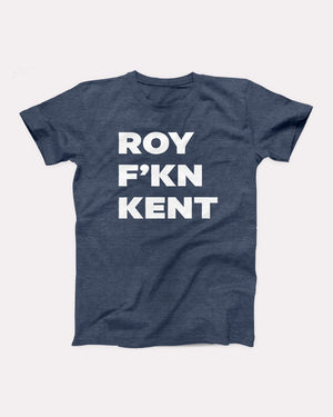 Roy F-KN Kent T-Shirt, flat lay on grey