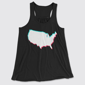 tiktok america womens flowy tank