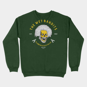 The Wet Bandits Ugly Sweater Forest Green