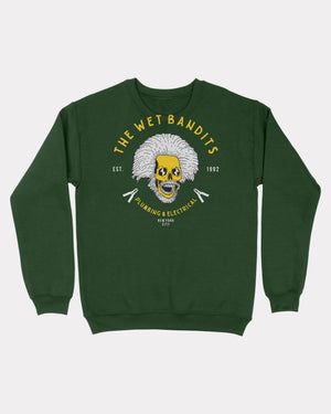 The Wet Bandits Ugly Sweater Forest Green
