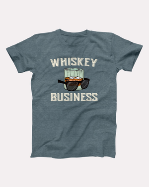 Whiskey Business T-Shirt - Heather Slate