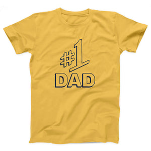 #1 Dad Adult Unisex T-Shirt - Twisted Gorilla