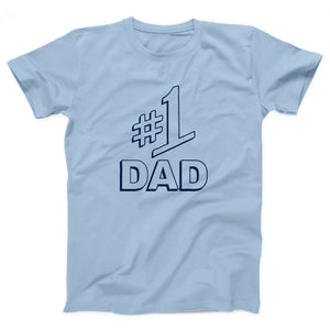 #1 Dad Adult Unisex T-Shirt - Twisted Gorilla