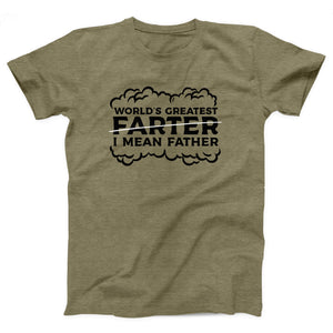 #1 Farter I Mean Father Adult Unisex T-Shirt - Twisted Gorilla