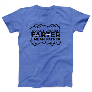 #1 Farter I Mean Father Adult Unisex T-Shirt - Twisted Gorilla