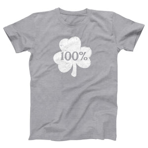 100% Irish Adult Unisex T-Shirt - Twisted Gorilla