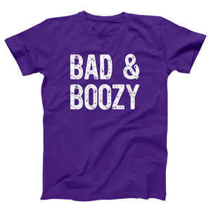 Bad & Boozy Adult Unisex T-Shirt Twisted Gorilla