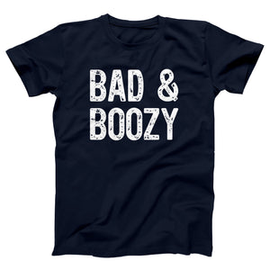 Bad & Boozy Adult Unisex T-Shirt Twisted Gorilla