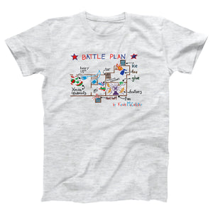 Battle Plan Adult Unisex T-Shirt - Twisted Gorilla