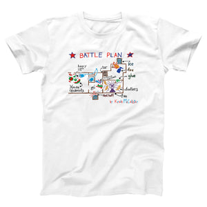 Battle Plan Adult Unisex T-Shirt - Twisted Gorilla