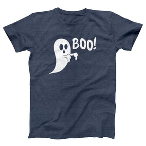 Boo Ghost Adult Unisex T-Shirt - Twisted Gorilla