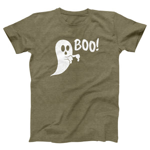 Boo Ghost Adult Unisex T-Shirt - Twisted Gorilla