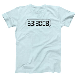 Calculator Boobies Adult Unisex T-Shirt - Twisted Gorilla