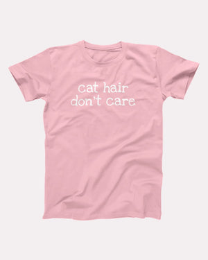 Cat Hair Don't Care Adult Unisex T-Shirt - Twisted Gorilla