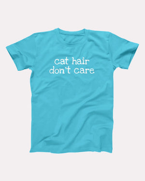 Cat Hair Don't Care Adult Unisex T-Shirt - Twisted Gorilla