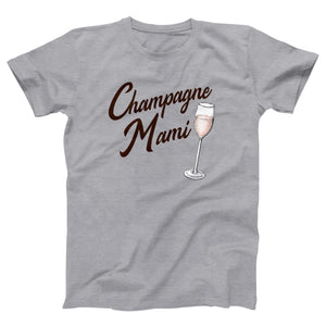 Champagne Mami Adult Unisex T-Shirt - Twisted Gorilla