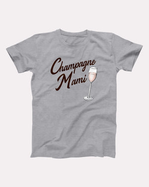 Champagne Mami Adult Unisex T-Shirt - Twisted Gorilla