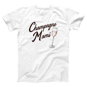 Champagne Mami Adult Unisex T-Shirt Twisted Gorilla