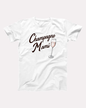 Champagne Mami Adult Unisex T-Shirt Twisted Gorilla