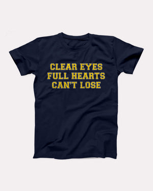 Clear Eyes, Full Hearts, Can't Lose Adult Unisex T-Shirt - Twisted Gorilla