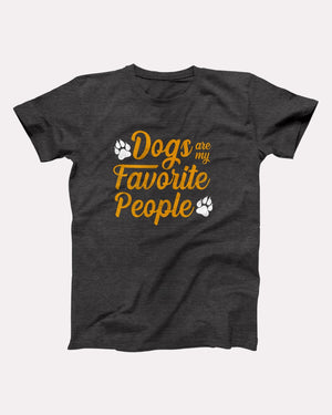 Dogs Are My Favorite People Adult Unisex T-Shirt - Twisted Gorilla