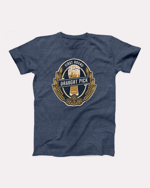First Round Draught Pick Adult Unisex T-Shirt - Twisted Gorilla